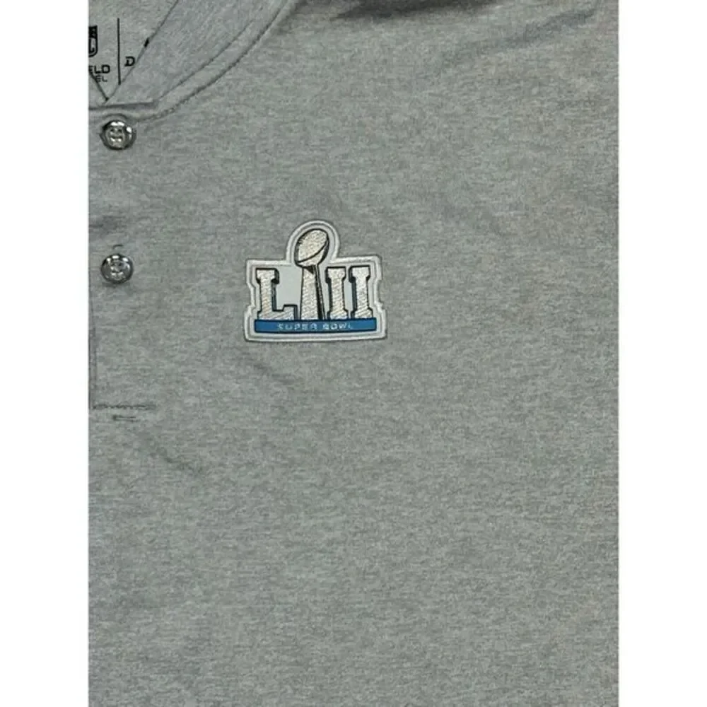 Nike Dri-Fit‎ NFL New England Patriots Super Bowl LII 52 OnField Polo Shirt Sz S